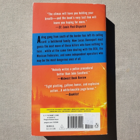 4/$23 - John Sandford - Stolen Prey Used Book - Picture 2 of 5